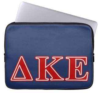 Delta Kappa Epsilon Red Letters Laptop Sleeve