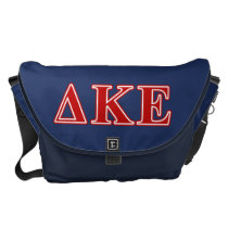 Delta Kappa Epsilon Red Letters Messenger Bag