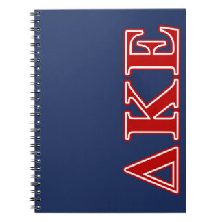 Delta Kappa Epsilon Red Letters Notebook