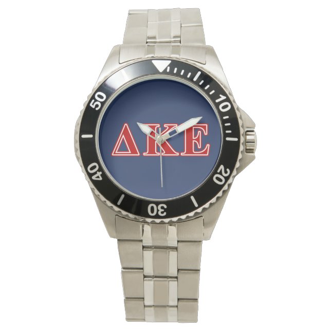 Delta Kappa Epsilon Red Letters Watch (Front)