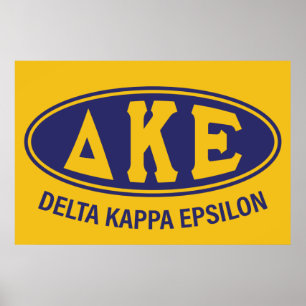 Delta Kappa Epsilon Vintage Poster
