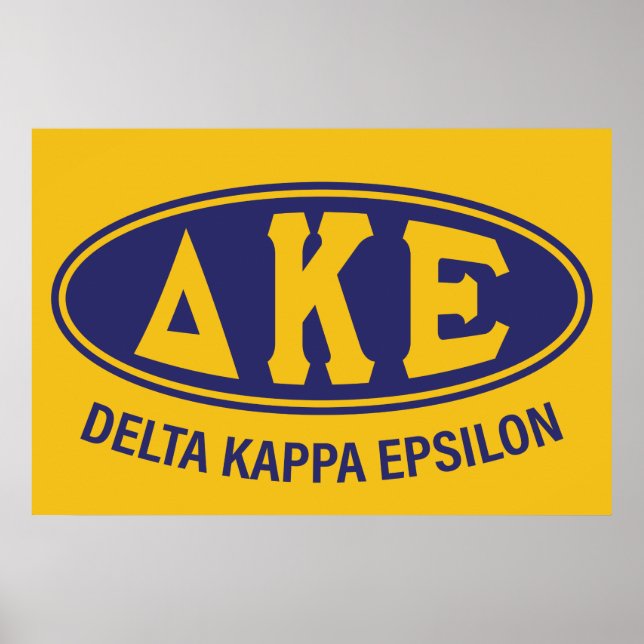 Delta Kappa Epsilon | Vintage Poster (Front)
