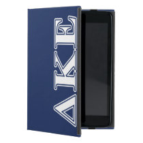 Delta Kappa Epsilon White and Blue Letters Case For iPad Mini