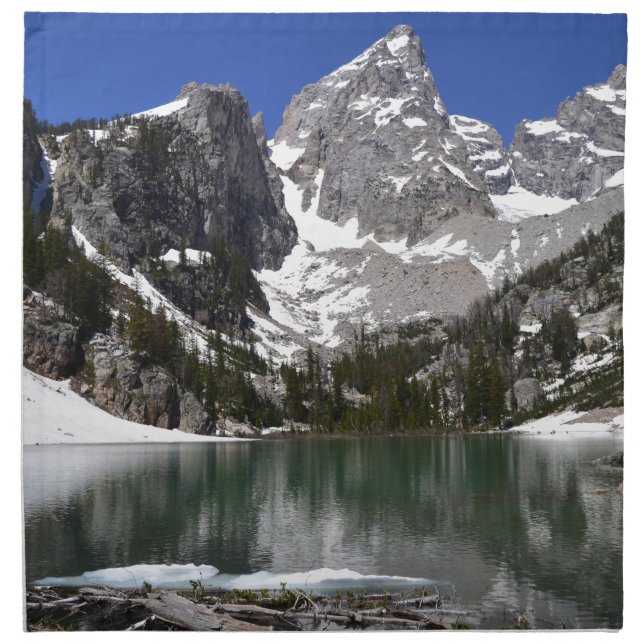 Delta Lake Grand Teton National Park Napkin (Front)