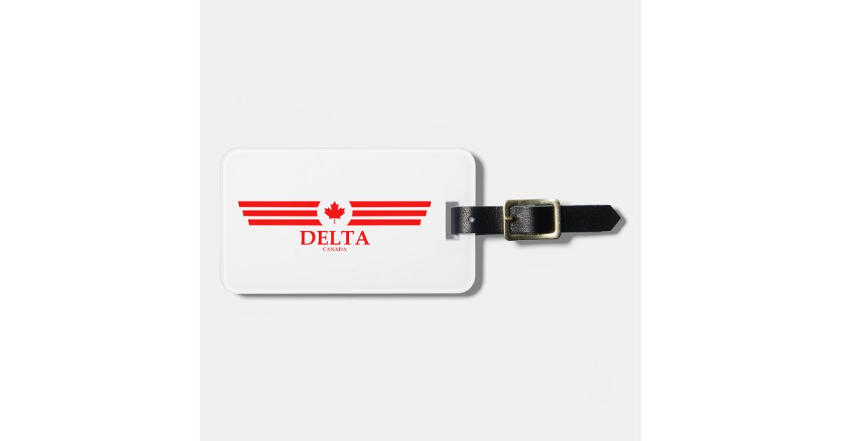 DELTA LUGGAGE TAG Zazzle