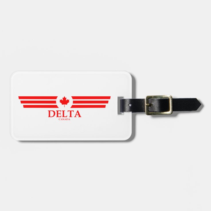 DELTA LUGGAGE TAG Zazzle