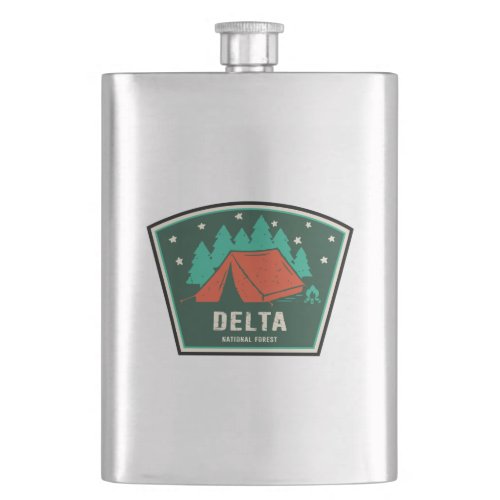 Delta National Forest Camping Flask