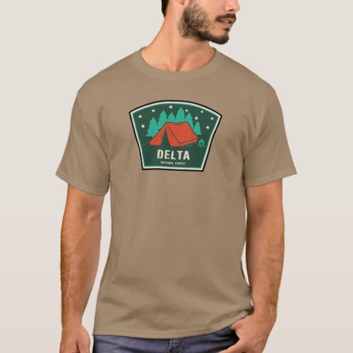 Delta National Forest Camping T_Shirt