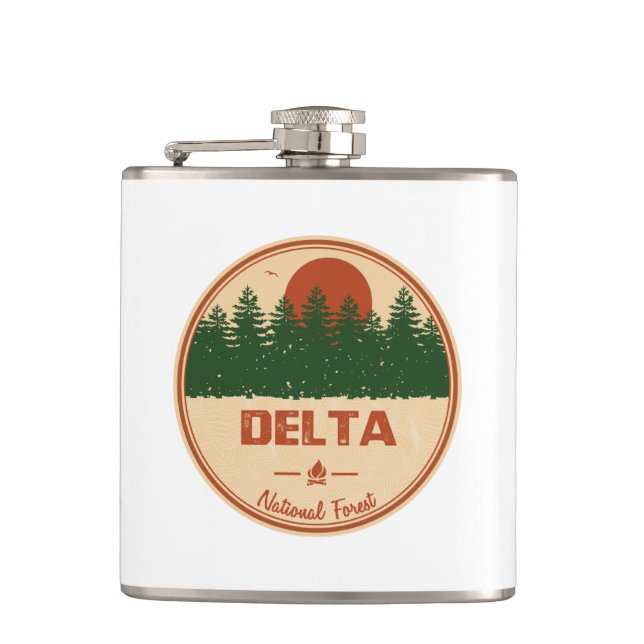 Delta National Forest Flask (Front)
