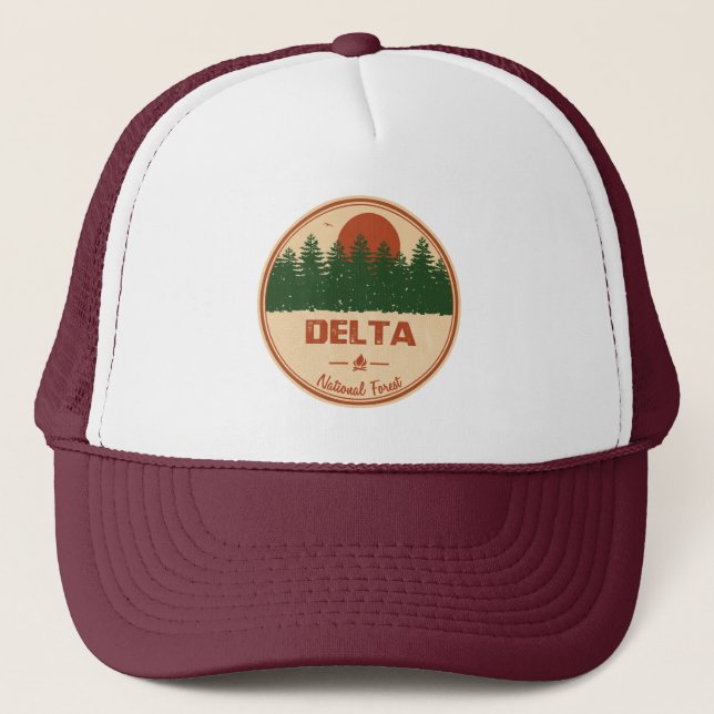 Delta National Forest Trucker Hat (Front)