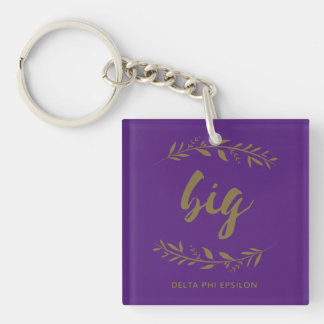 Delta Phi Epsilon Big Wreath Keychain