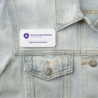 Delta Phi Epsilon Custom Name Tag