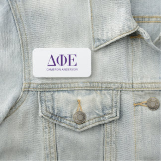 Delta Phi Epsilon Custom Name Tag