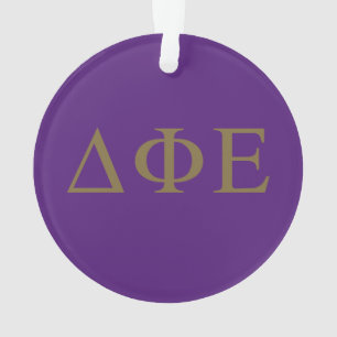 Delta Phi Epsilon Lil Big Logo Ornament