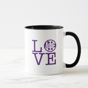 Delta Phi Epsilon Love Mug