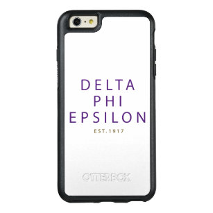 Delta Phi Epsilon Modern Type OtterBox iPhone 6/6s Plus Case