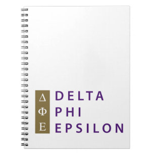 Delta Phi Epsilon Stacked Notebook