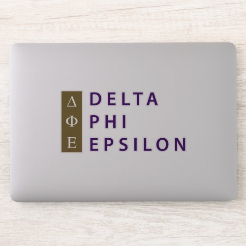 Delta Phi Epsilon Stacked Sticker