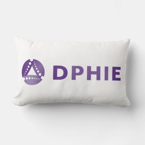 Delta Phi Epsilon Triangle Logo Lumbar Pillow