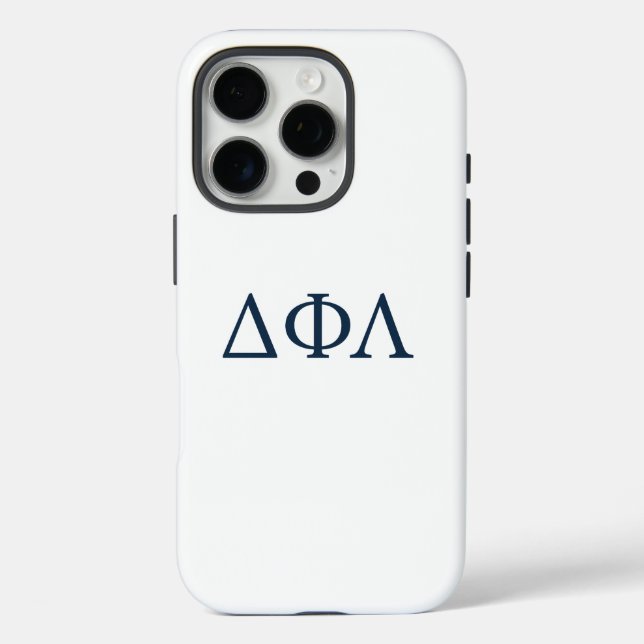 Delta Phi Lambda Greek Letters Design Case-Mate iPhone Case (Back)