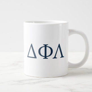 Delta Phi Lambda Greek Letters Design Giant Coffee Mug