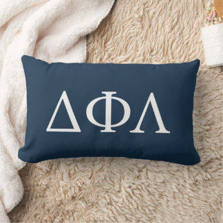 Delta Phi Lambda Greek Letters Design Lumbar Pillow