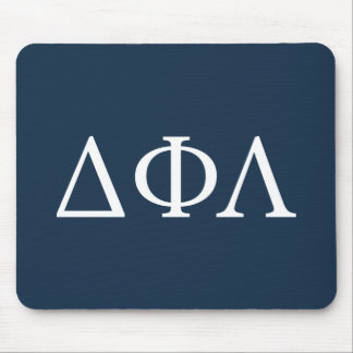 Delta Phi Lambda Greek Letters Design Mouse Pad