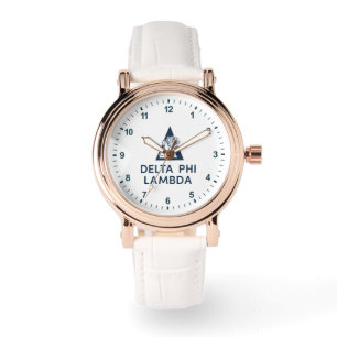 Delta Phi Lambda Name & Symbol with Rose Watch