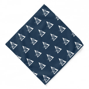 Delta Phi Lambda Sorority Rose Design Bandana