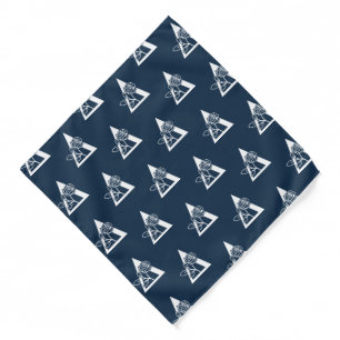 Delta Phi Lambda Sorority Rose Design Bandana