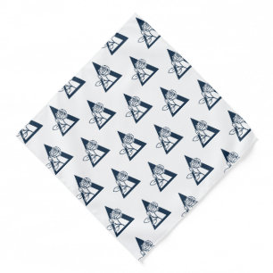 Delta Phi Lambda Sorority Rose Design Bandana