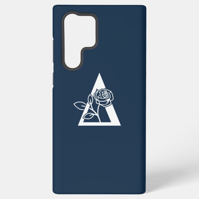 Delta Phi Lambda Sorority Rose Design Samsung Galaxy Case (Back)