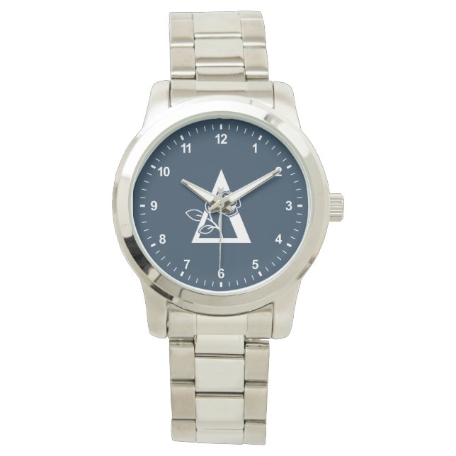 Delta Phi Lambda Sorority Rose Design Watch (Front)