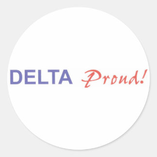 DELTA Proud! Stickers