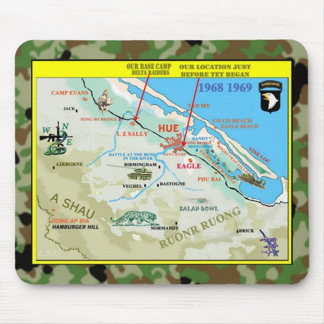 DELTA RAIDERS AO (Area of Operation) Mouse Pad (Front)
