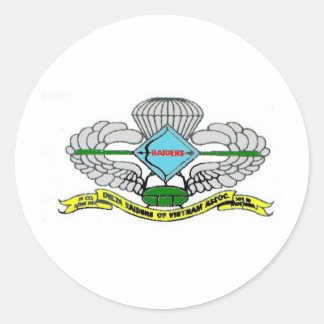 DELTA RAIDERS CLASSIC ROUND STICKER