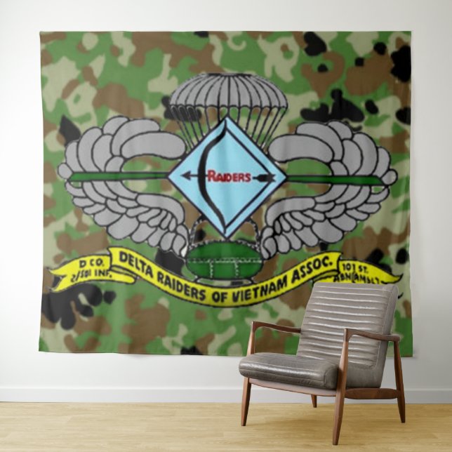 DELTA RAIDERS of VIETNAM Tapestry (In Situ (Horizontal))
