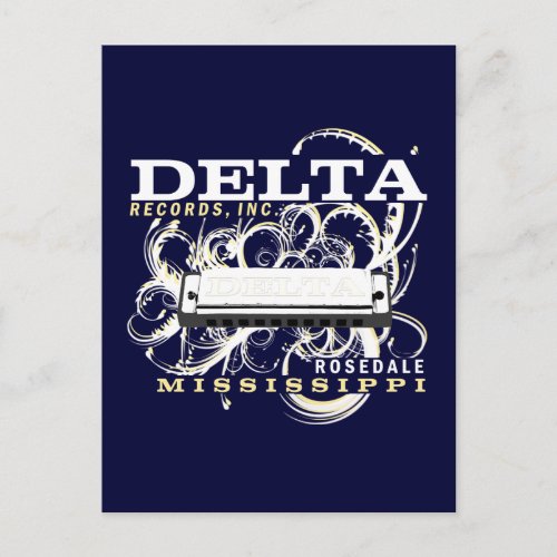 Delta Records Inc Postcard