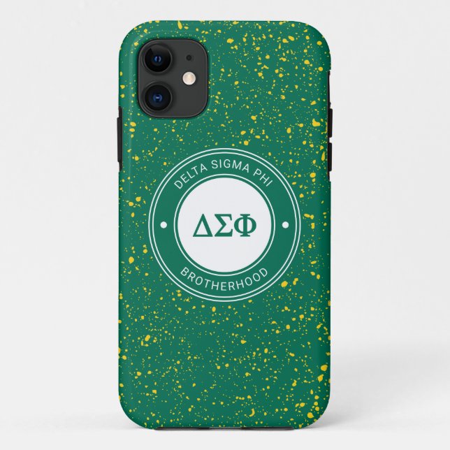 Delta Sigma Phi | Badge Case-Mate iPhone Case (Back)