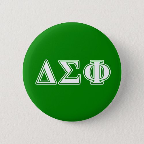 Delta Sigma Phi White Letters Button