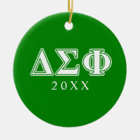 Delta Sigma Phi White Letters