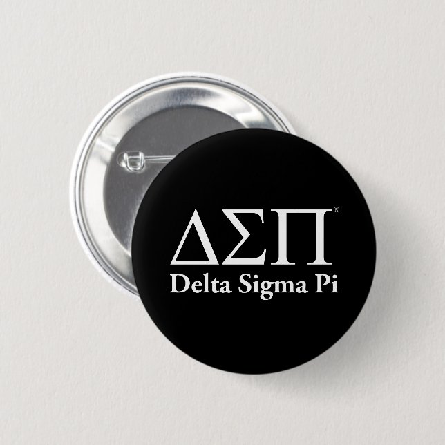 Delta Sigma Pi Classic Logo Button (Front & Back)