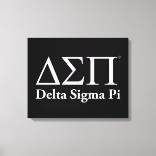 Delta Sigma Pi Classic Logo Canvas Print