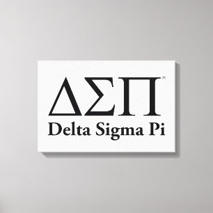 Delta Sigma Pi Classic Logo Canvas Print