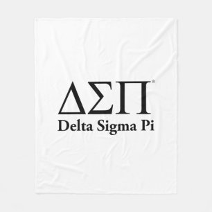 Delta Sigma Pi Classic Logo Fleece Blanket