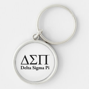 Delta Sigma Pi Classic Logo Keychain