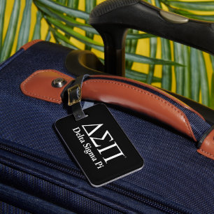 Delta Sigma Pi Classic Logo Luggage Tag