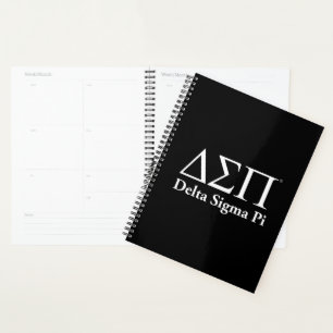 Delta Sigma Pi Classic Logo Planner