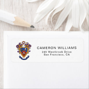 Delta Sigma Pi Official Crest Label