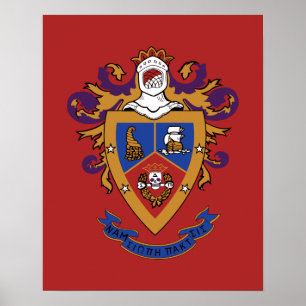 Delta Sigma Pi Official Crest Poster